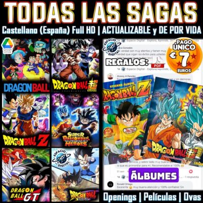 MegaPack Dragon Ball y One Piece (España) - Full HD